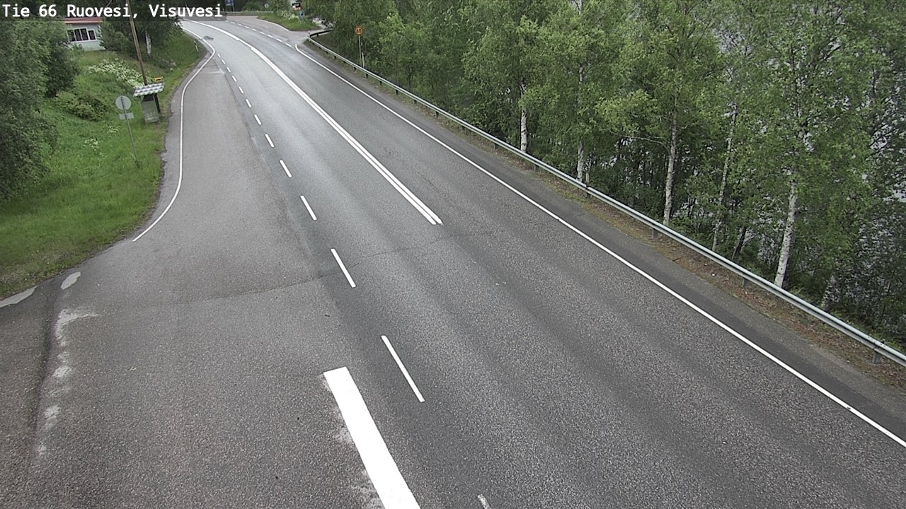 Weather Camera Image Väg 66 Ruovesi, Visuvesi, Ruovesi, Pirkanmaa