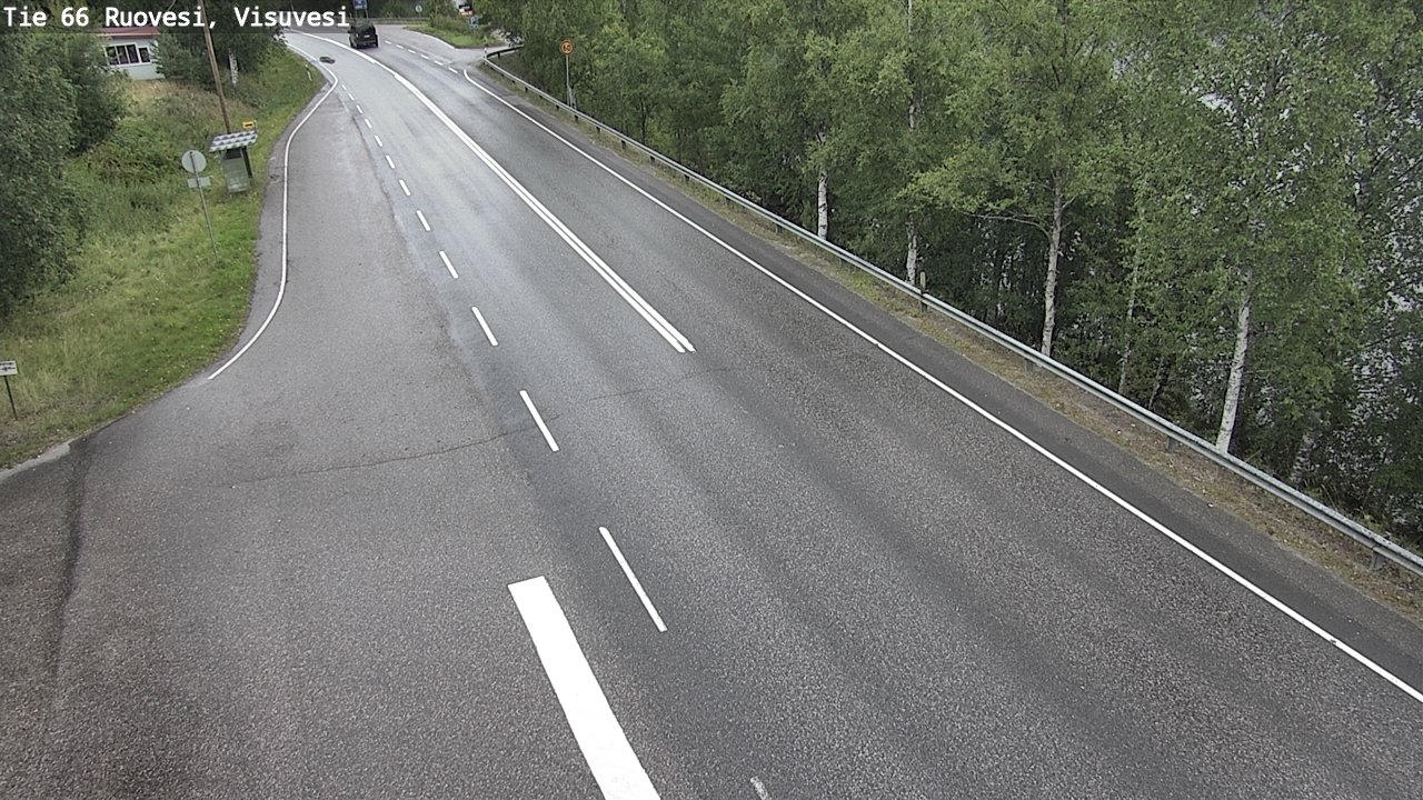 Weather Camera Image Väg 66 Ruovesi, Visuvesi, Ruovesi, Pirkanmaa