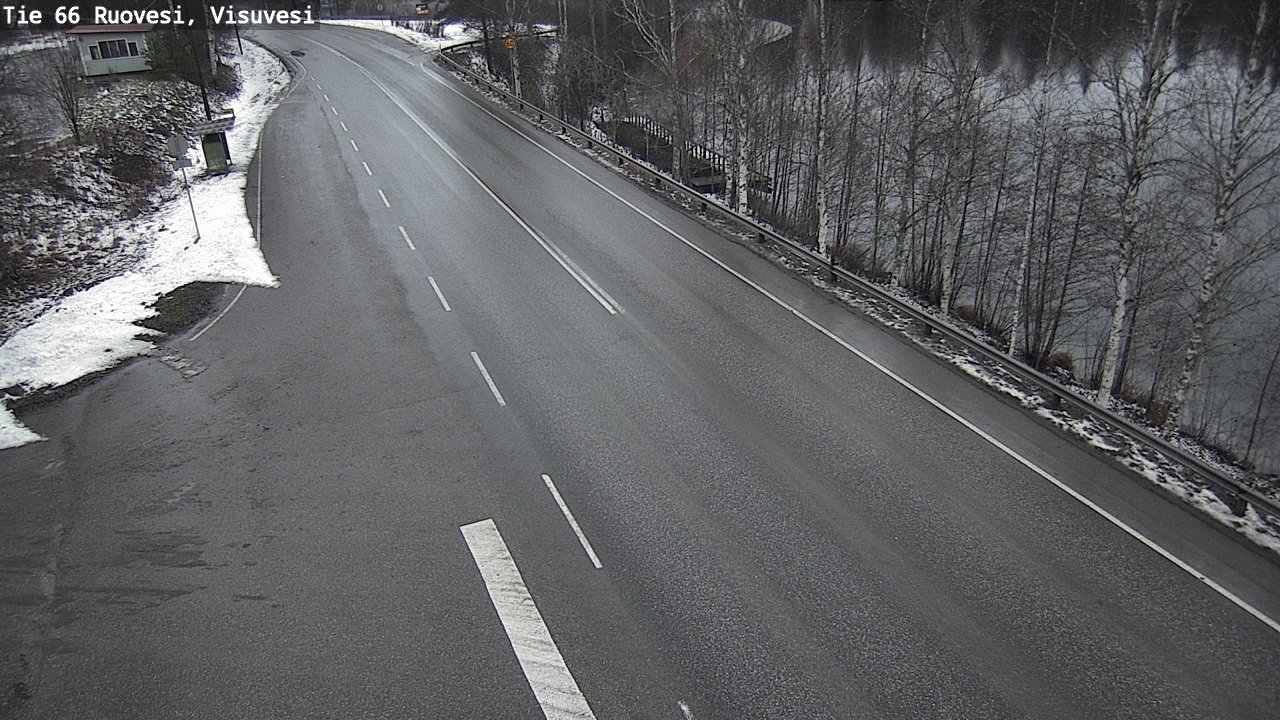 Weather Camera Image Väg 66 Ruovesi, Visuvesi, Ruovesi, Pirkanmaa