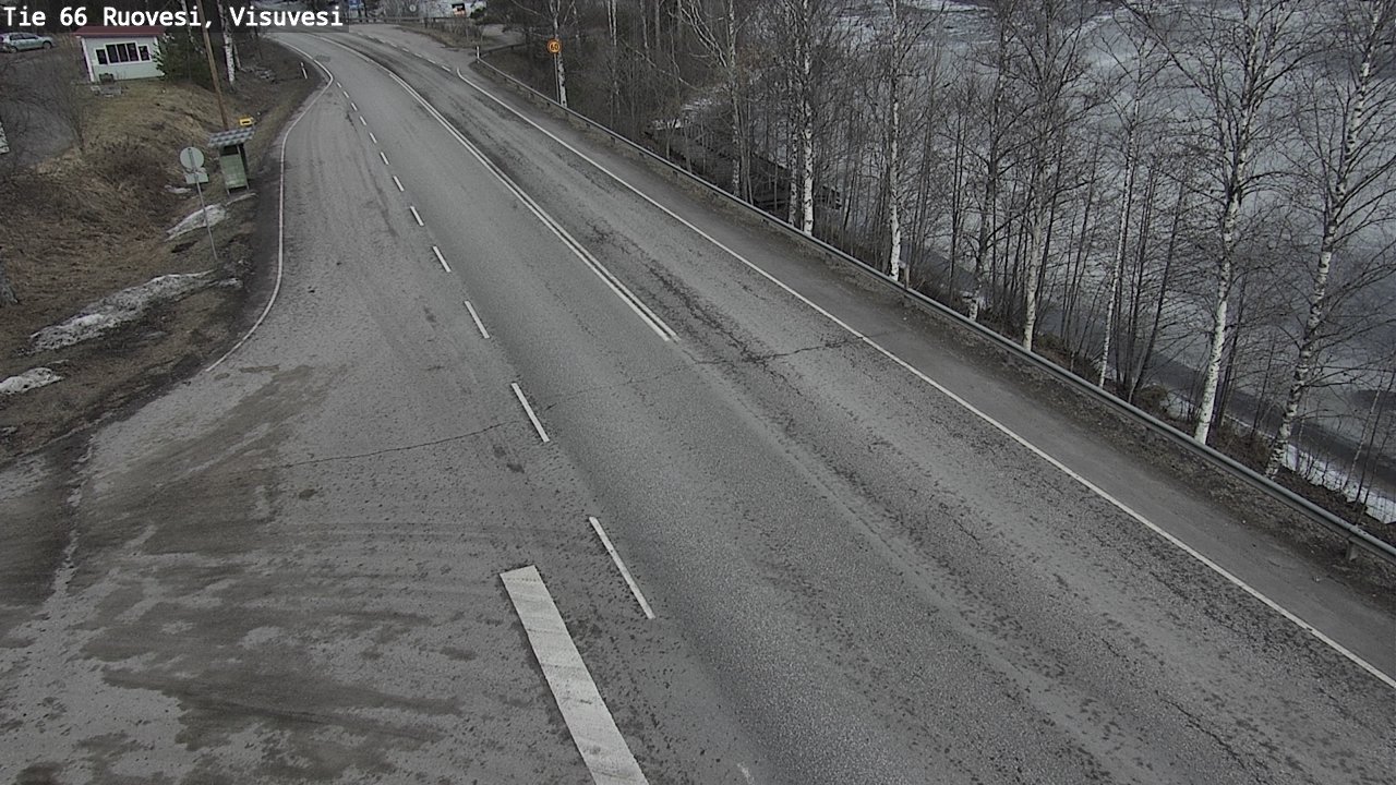 Weather Camera Image Väg 66 Ruovesi, Visuvesi, Ruovesi, Pirkanmaa