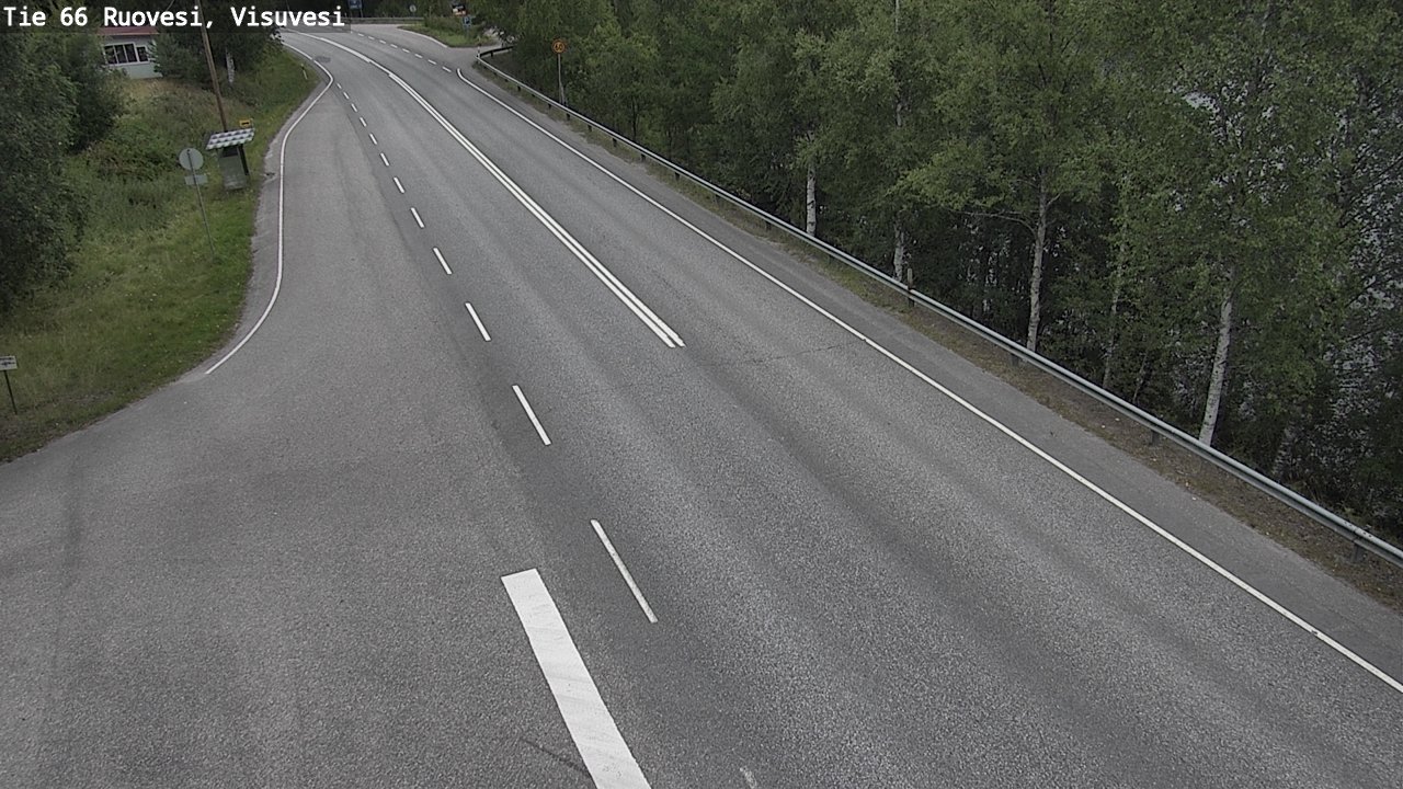 Weather Camera Image Väg 66 Ruovesi, Visuvesi, Ruovesi, Pirkanmaa