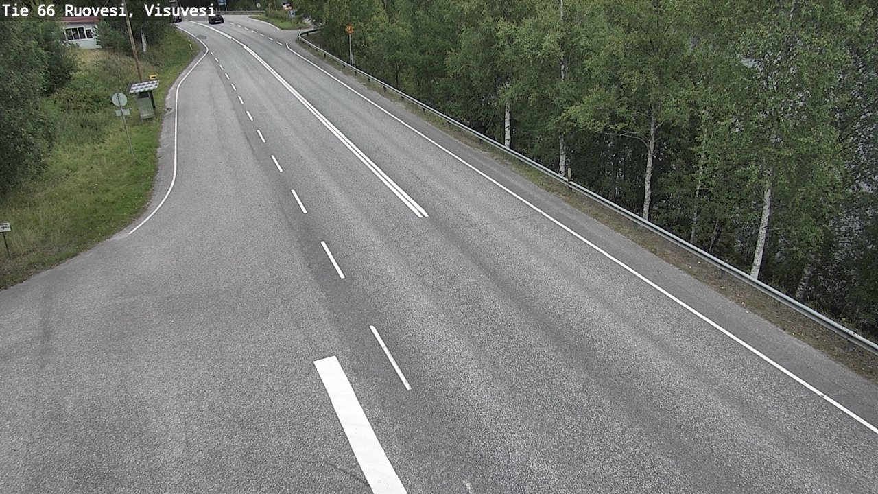 Weather Camera Image Väg 66 Ruovesi, Visuvesi, Ruovesi, Pirkanmaa