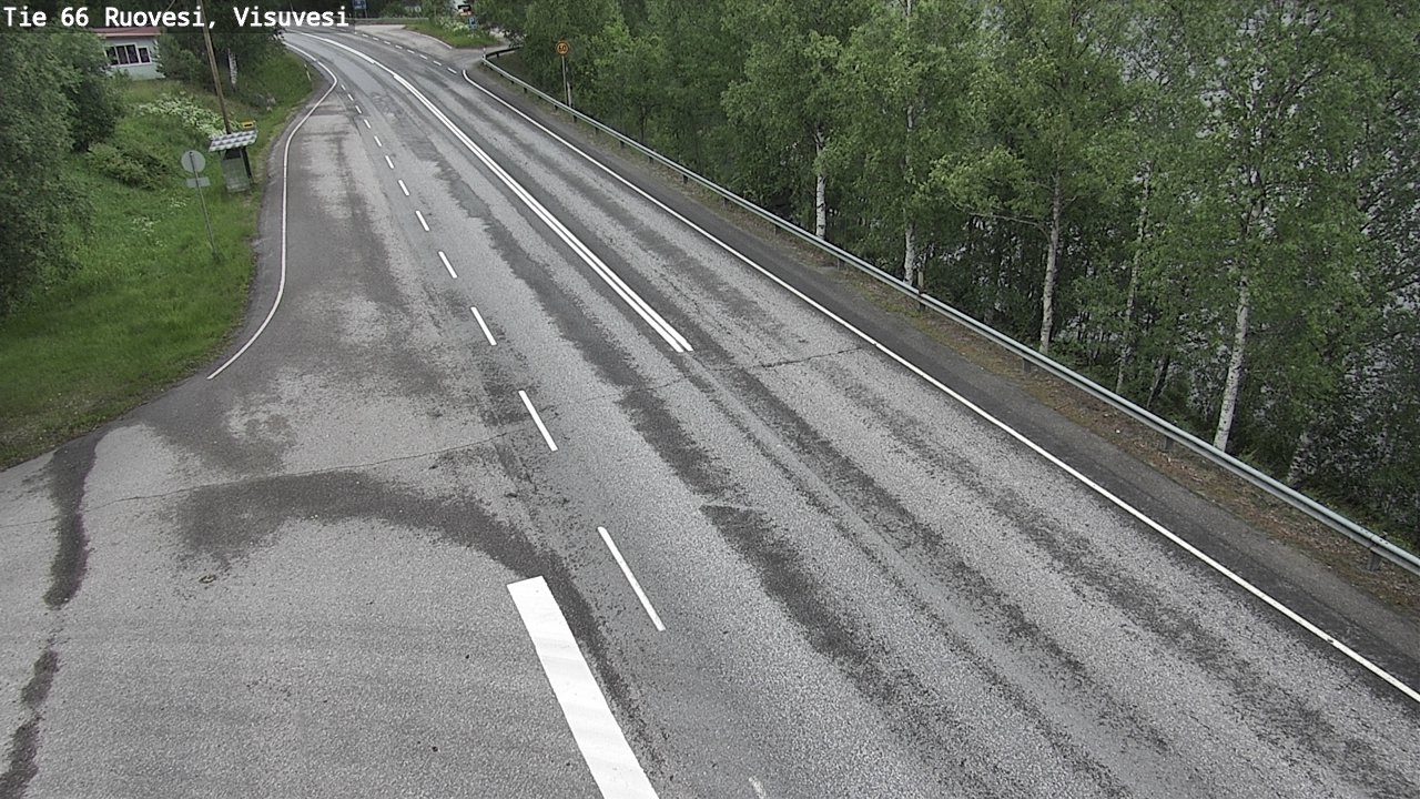Weather Camera Image Väg 66 Ruovesi, Visuvesi, Ruovesi, Pirkanmaa