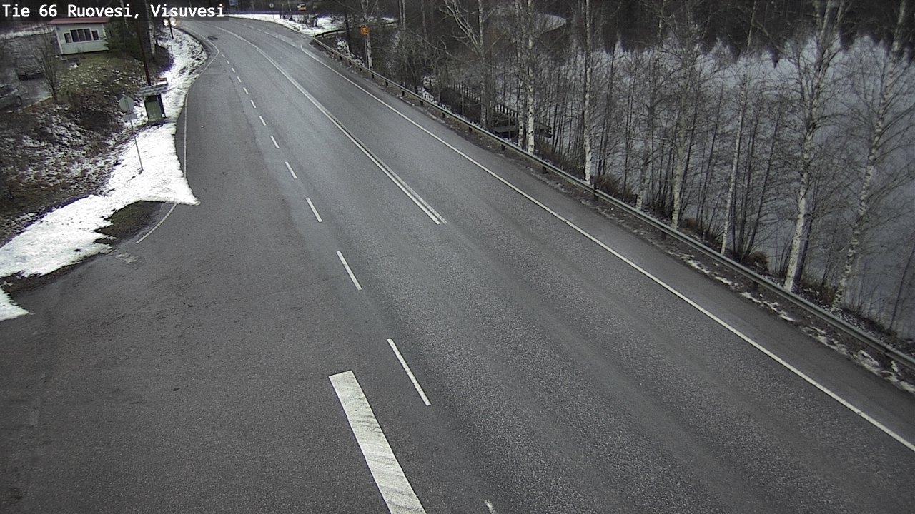Weather Camera Image Väg 66 Ruovesi, Visuvesi, Ruovesi, Pirkanmaa