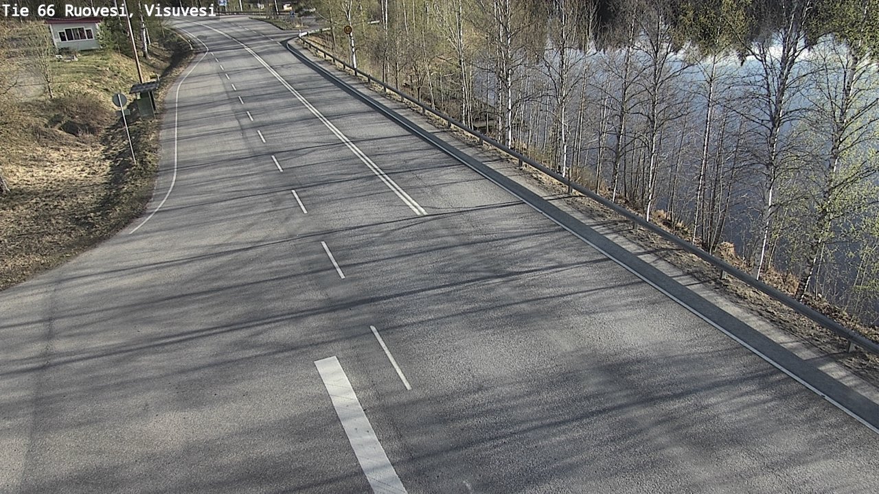 Weather Camera Image Väg 66 Ruovesi, Visuvesi, Ruovesi, Pirkanmaa
