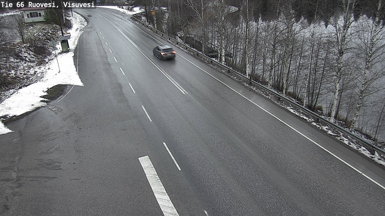 Weather Camera Image Väg 66 Ruovesi, Visuvesi, Ruovesi, Pirkanmaa