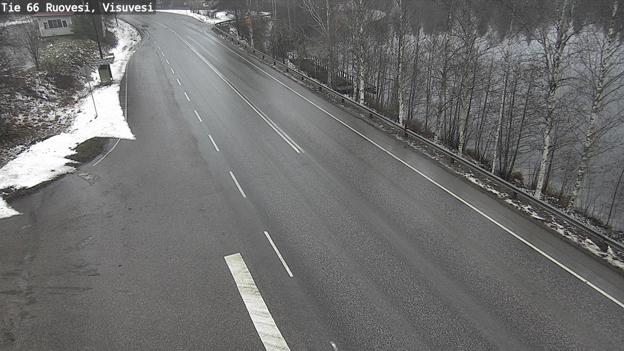 Weather Camera Image Väg 66 Ruovesi, Visuvesi, Ruovesi, Pirkanmaa