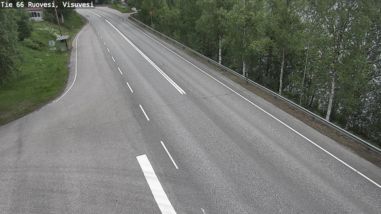 Weather Camera Image Väg 66 Ruovesi, Visuvesi, Ruovesi, Pirkanmaa