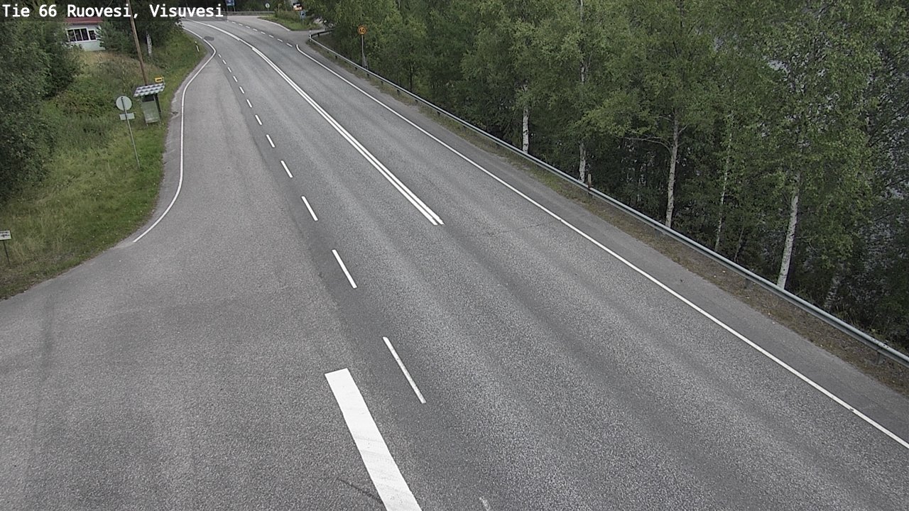 Weather Camera Image Väg 66 Ruovesi, Visuvesi, Ruovesi, Pirkanmaa
