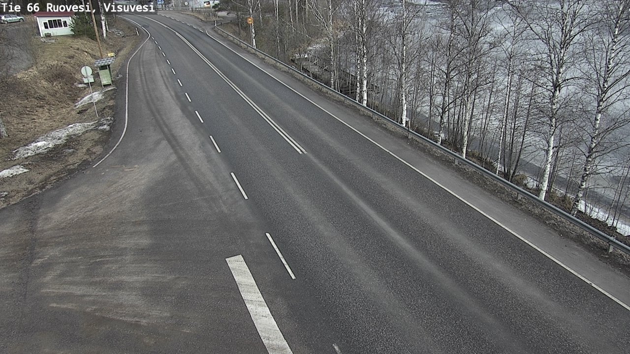 Weather Camera Image Väg 66 Ruovesi, Visuvesi, Ruovesi, Pirkanmaa