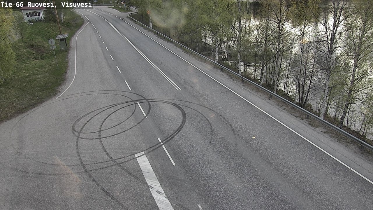Weather Camera Image Väg 66 Ruovesi, Visuvesi, Ruovesi, Pirkanmaa