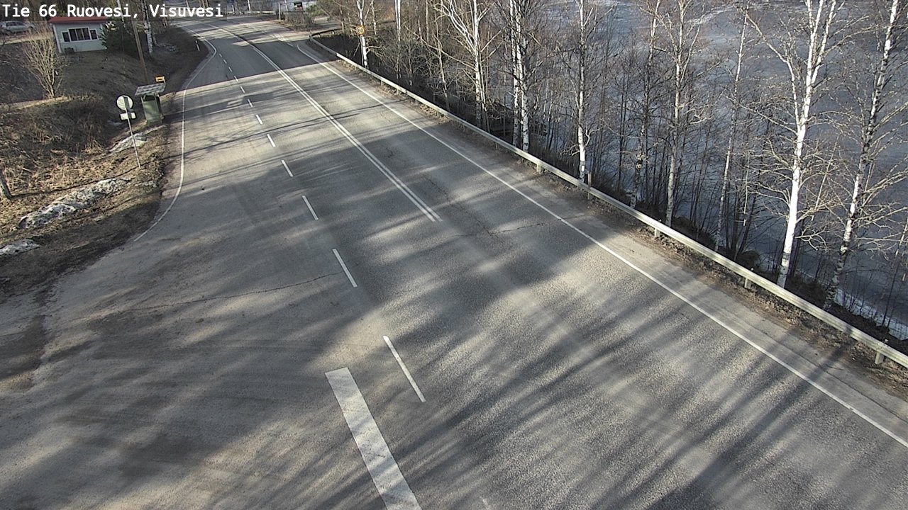 Weather Camera Image Väg 66 Ruovesi, Visuvesi, Ruovesi, Pirkanmaa