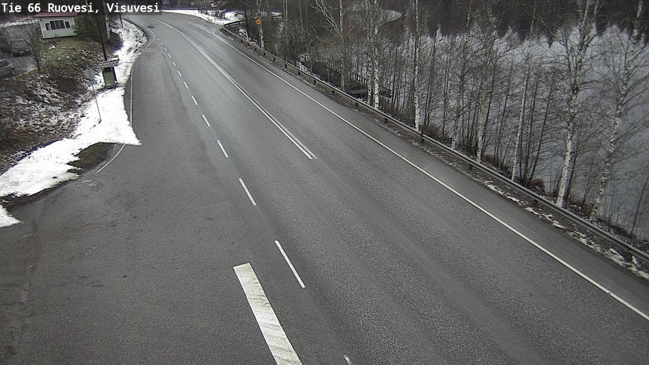 Weather Camera Image Väg 66 Ruovesi, Visuvesi, Ruovesi, Pirkanmaa