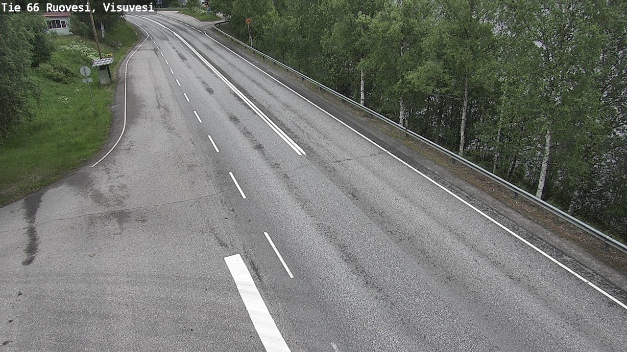 Weather Camera Image Väg 66 Ruovesi, Visuvesi, Ruovesi, Pirkanmaa