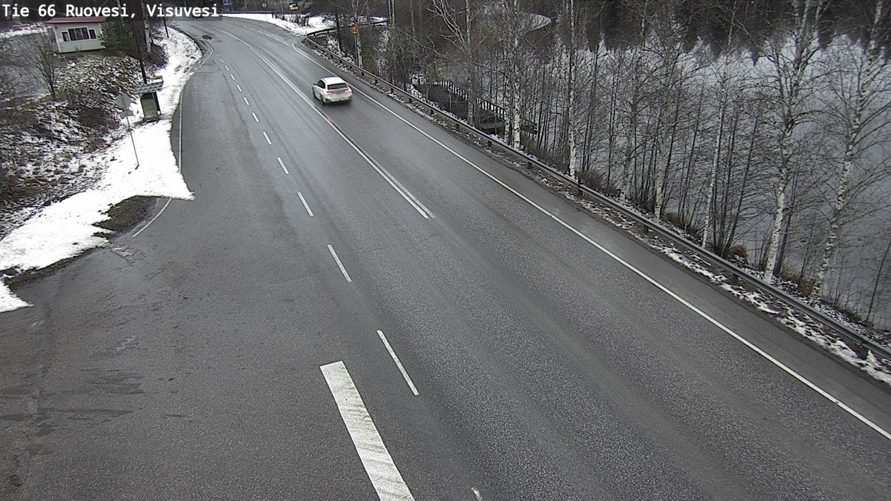Weather Camera Image Väg 66 Ruovesi, Visuvesi, Ruovesi, Pirkanmaa