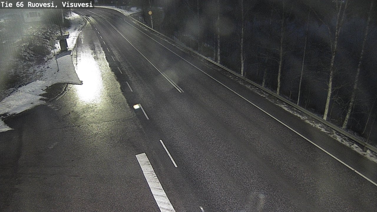 Weather Camera Image Väg 66 Ruovesi, Visuvesi, Ruovesi, Pirkanmaa