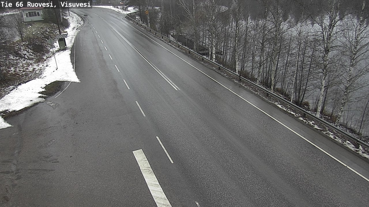 Weather Camera Image Väg 66 Ruovesi, Visuvesi, Ruovesi, Pirkanmaa
