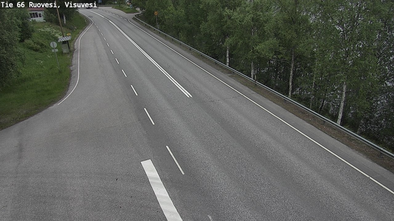 Weather Camera Image Väg 66 Ruovesi, Visuvesi, Ruovesi, Pirkanmaa