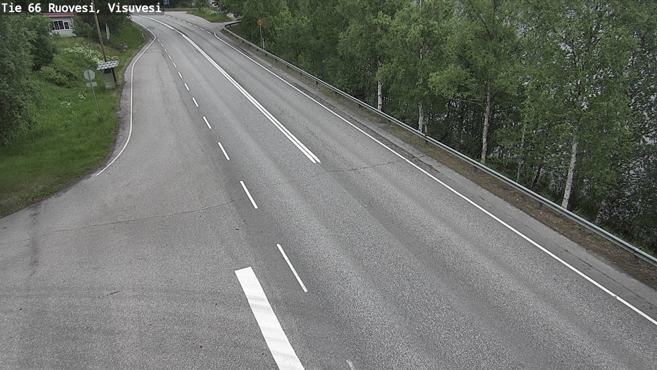 Weather Camera Image Väg 66 Ruovesi, Visuvesi, Ruovesi, Pirkanmaa