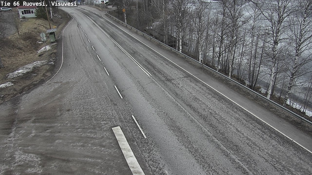 Weather Camera Image Väg 66 Ruovesi, Visuvesi, Ruovesi, Pirkanmaa