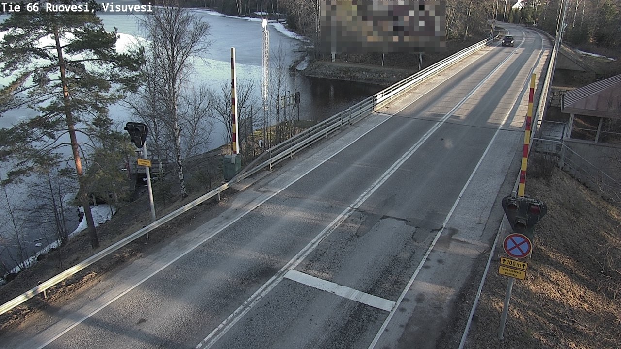 Weather Camera Image Väg 66 Ruovesi, Visuvesi, Ruovesi, Pirkanmaa