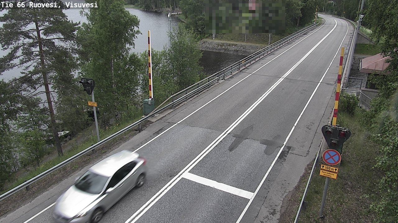 Weather Camera Image Väg 66 Ruovesi, Visuvesi, Ruovesi, Pirkanmaa