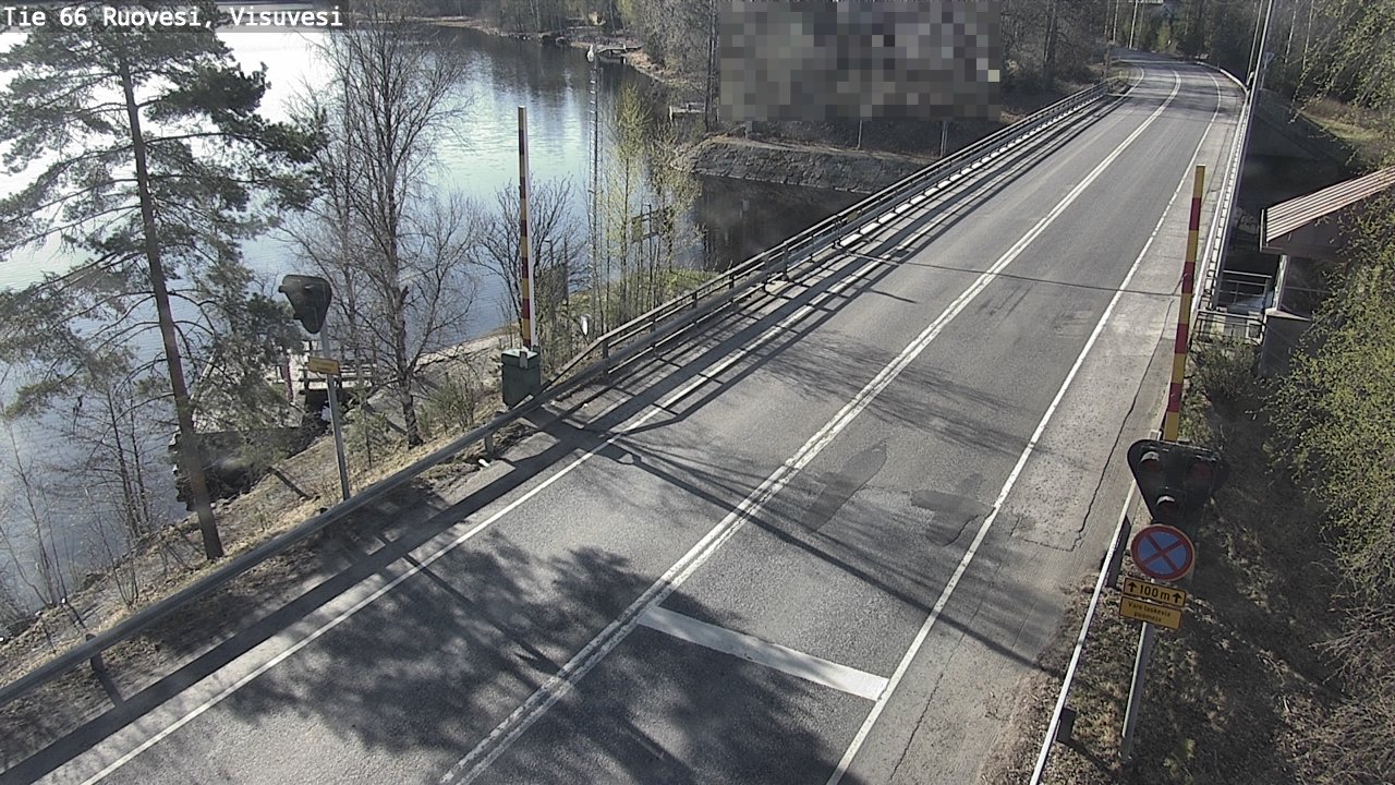 Weather Camera Image Väg 66 Ruovesi, Visuvesi, Ruovesi, Pirkanmaa
