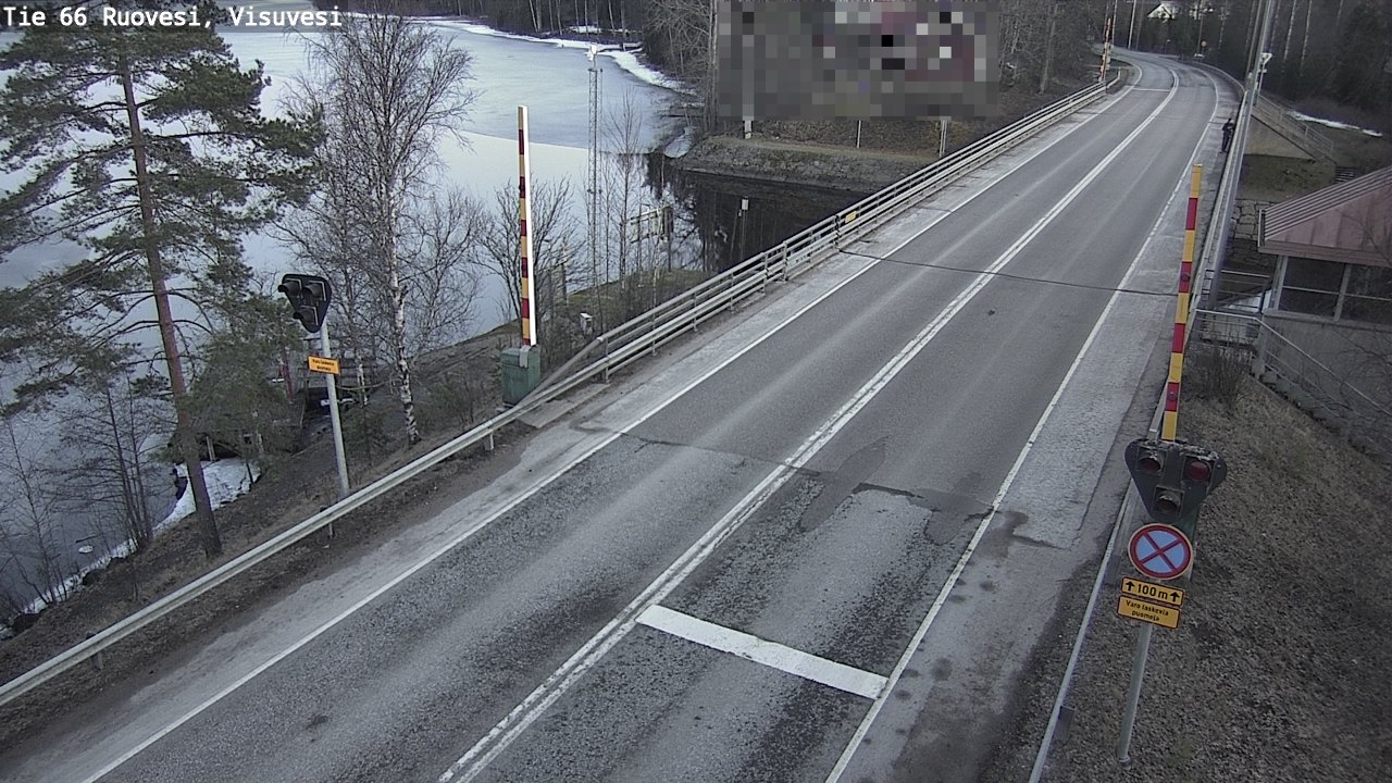 Weather Camera Image Väg 66 Ruovesi, Visuvesi, Ruovesi, Pirkanmaa