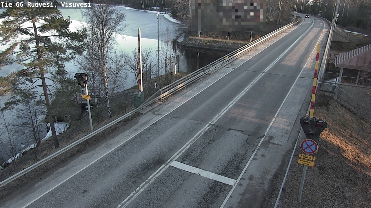 Weather Camera Image Väg 66 Ruovesi, Visuvesi, Ruovesi, Pirkanmaa