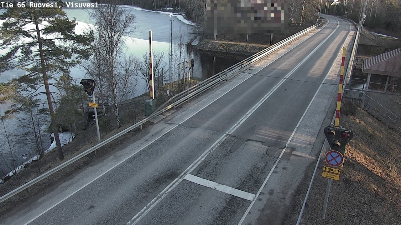 Weather Camera Image Väg 66 Ruovesi, Visuvesi, Ruovesi, Pirkanmaa