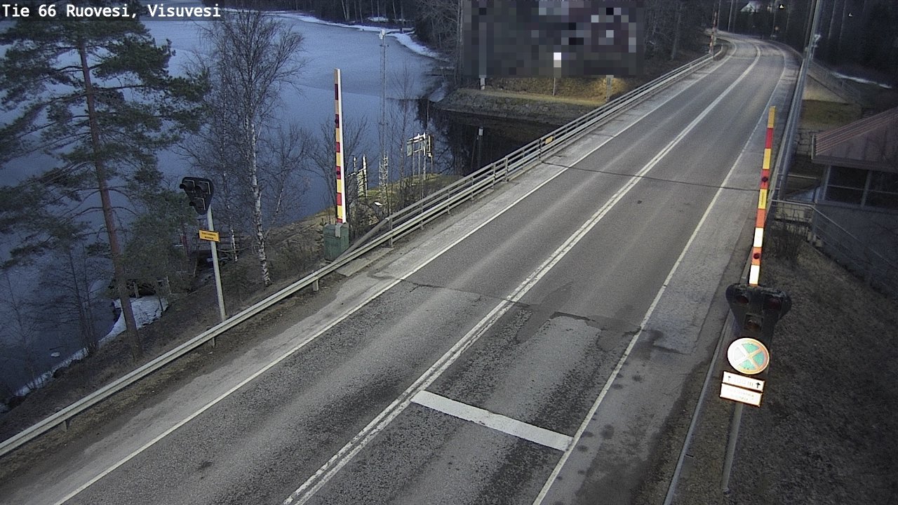Weather Camera Image Väg 66 Ruovesi, Visuvesi, Ruovesi, Pirkanmaa