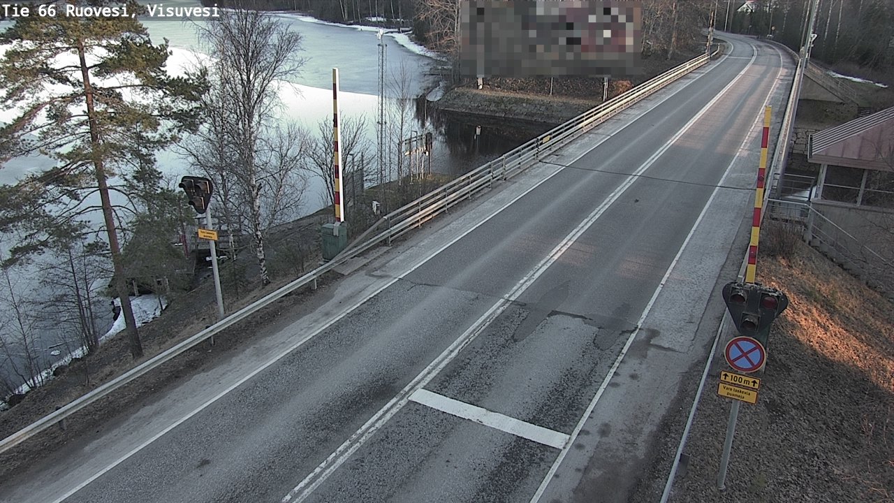 Weather Camera Image Väg 66 Ruovesi, Visuvesi, Ruovesi, Pirkanmaa