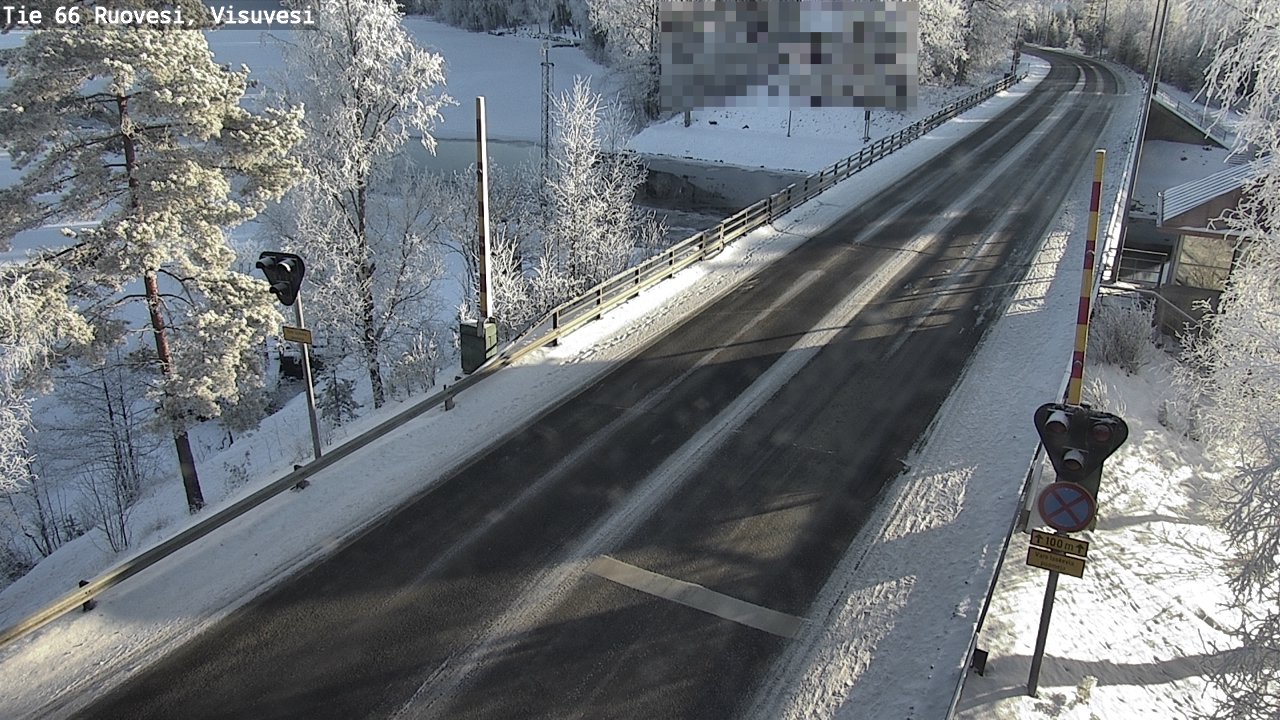 Weather Camera Image Väg 66 Ruovesi, Visuvesi, Ruovesi, Pirkanmaa