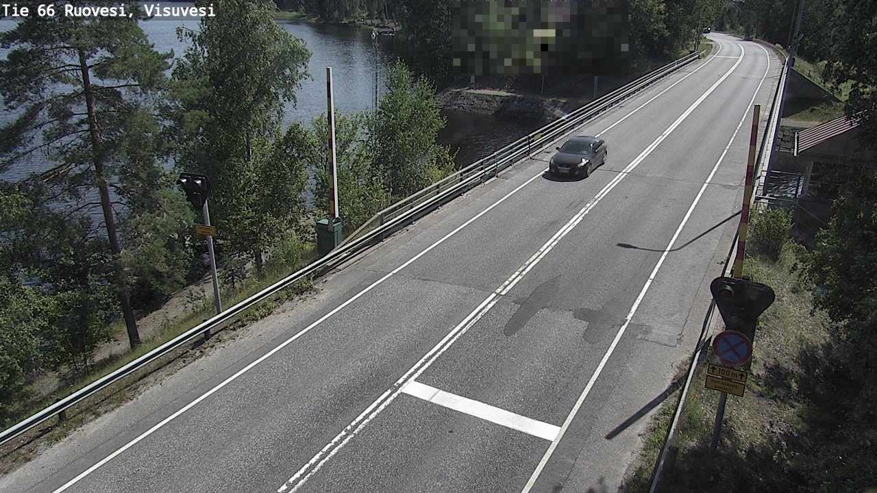 Weather Camera Image Väg 66 Ruovesi, Visuvesi, Ruovesi, Pirkanmaa