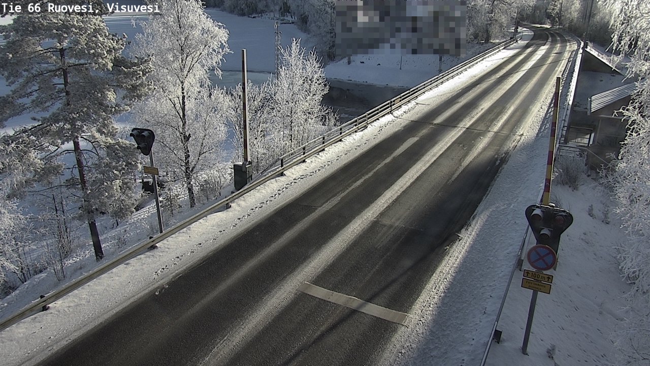 Weather Camera Image Väg 66 Ruovesi, Visuvesi, Ruovesi, Pirkanmaa
