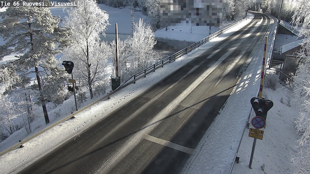 Weather Camera Image Väg 66 Ruovesi, Visuvesi, Ruovesi, Pirkanmaa