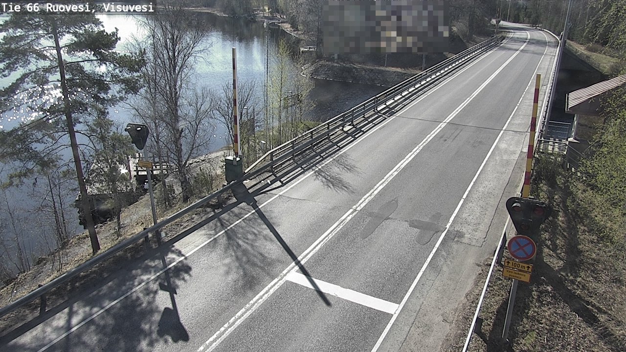 Weather Camera Image Väg 66 Ruovesi, Visuvesi, Ruovesi, Pirkanmaa