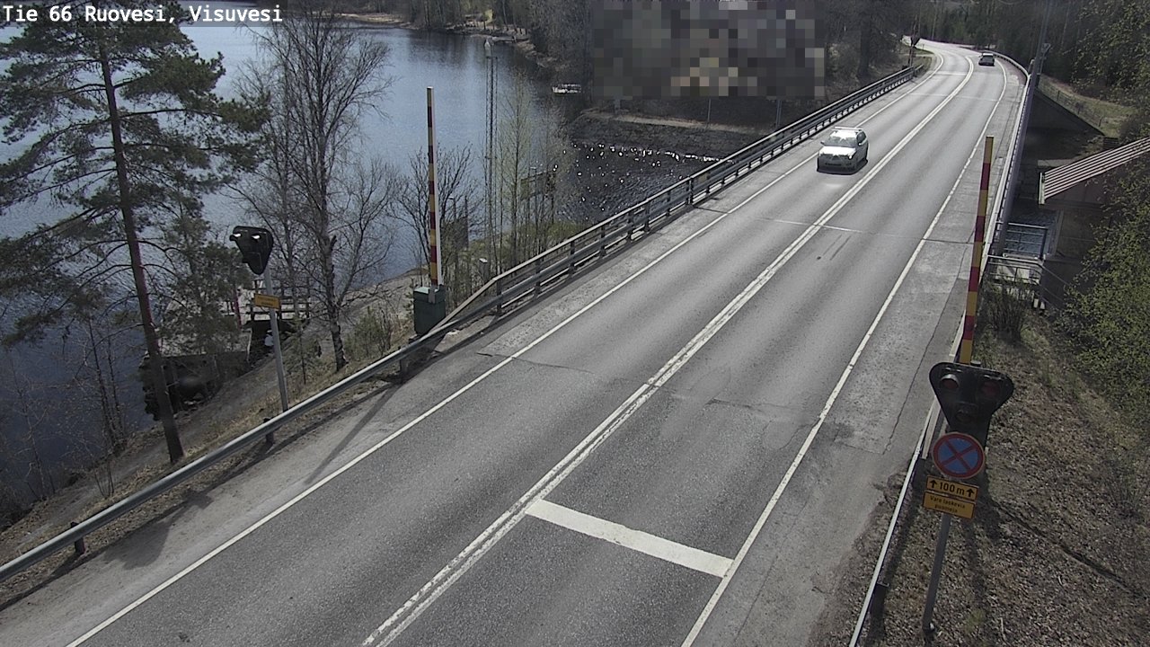 Weather Camera Image Väg 66 Ruovesi, Visuvesi, Ruovesi, Pirkanmaa