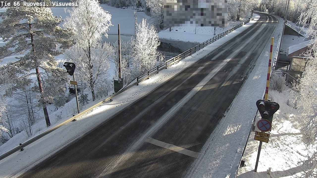 Weather Camera Image Väg 66 Ruovesi, Visuvesi, Ruovesi, Pirkanmaa