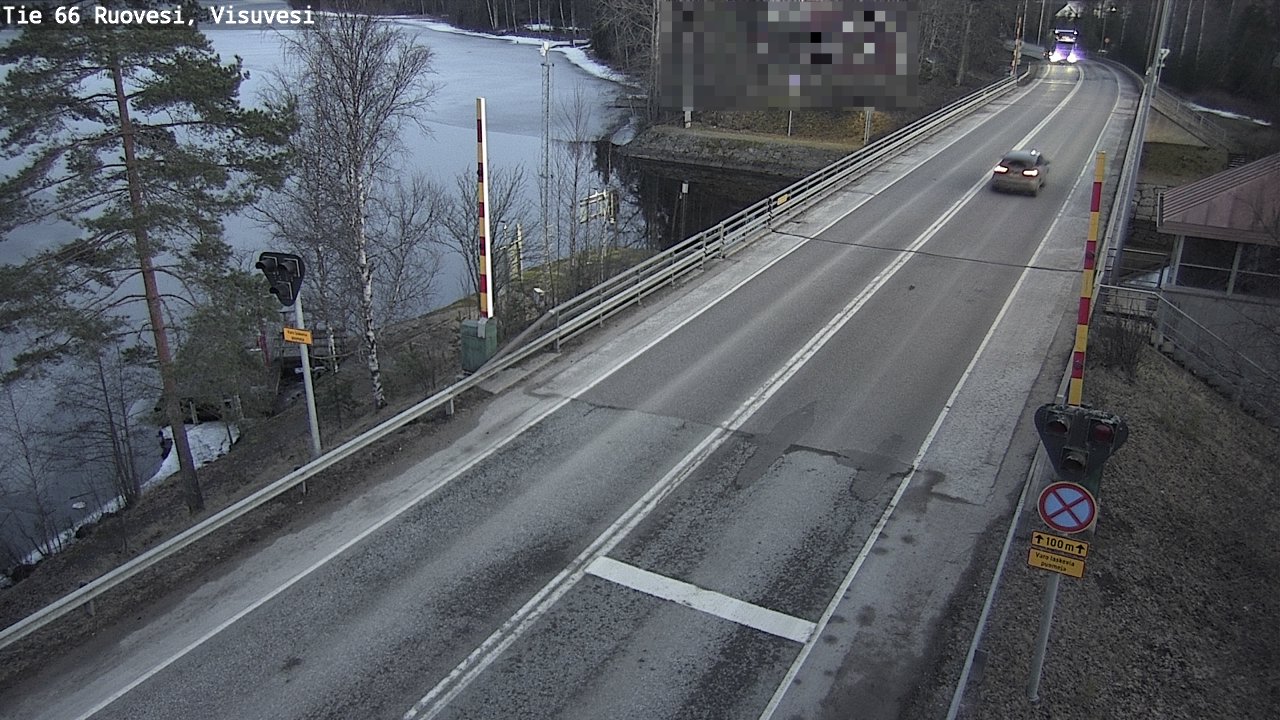 Weather Camera Image Väg 66 Ruovesi, Visuvesi, Ruovesi, Pirkanmaa
