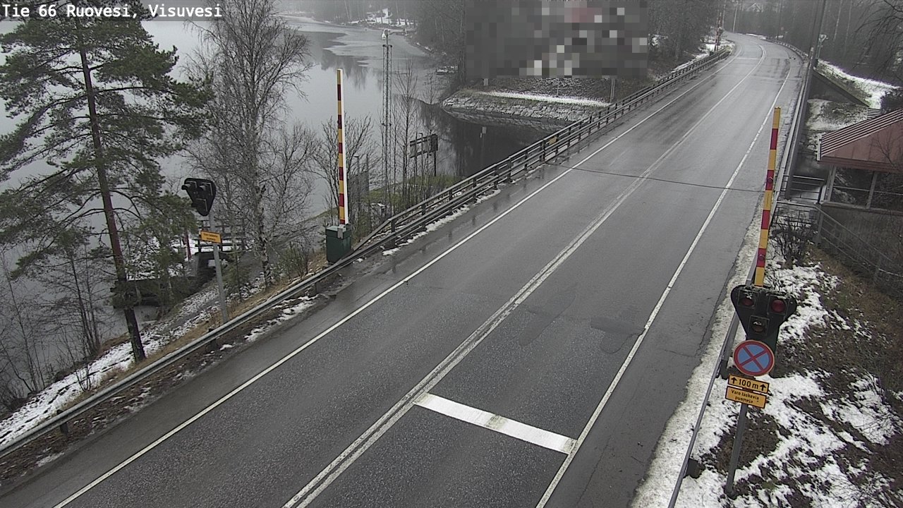 Weather Camera Image Väg 66 Ruovesi, Visuvesi, Ruovesi, Pirkanmaa