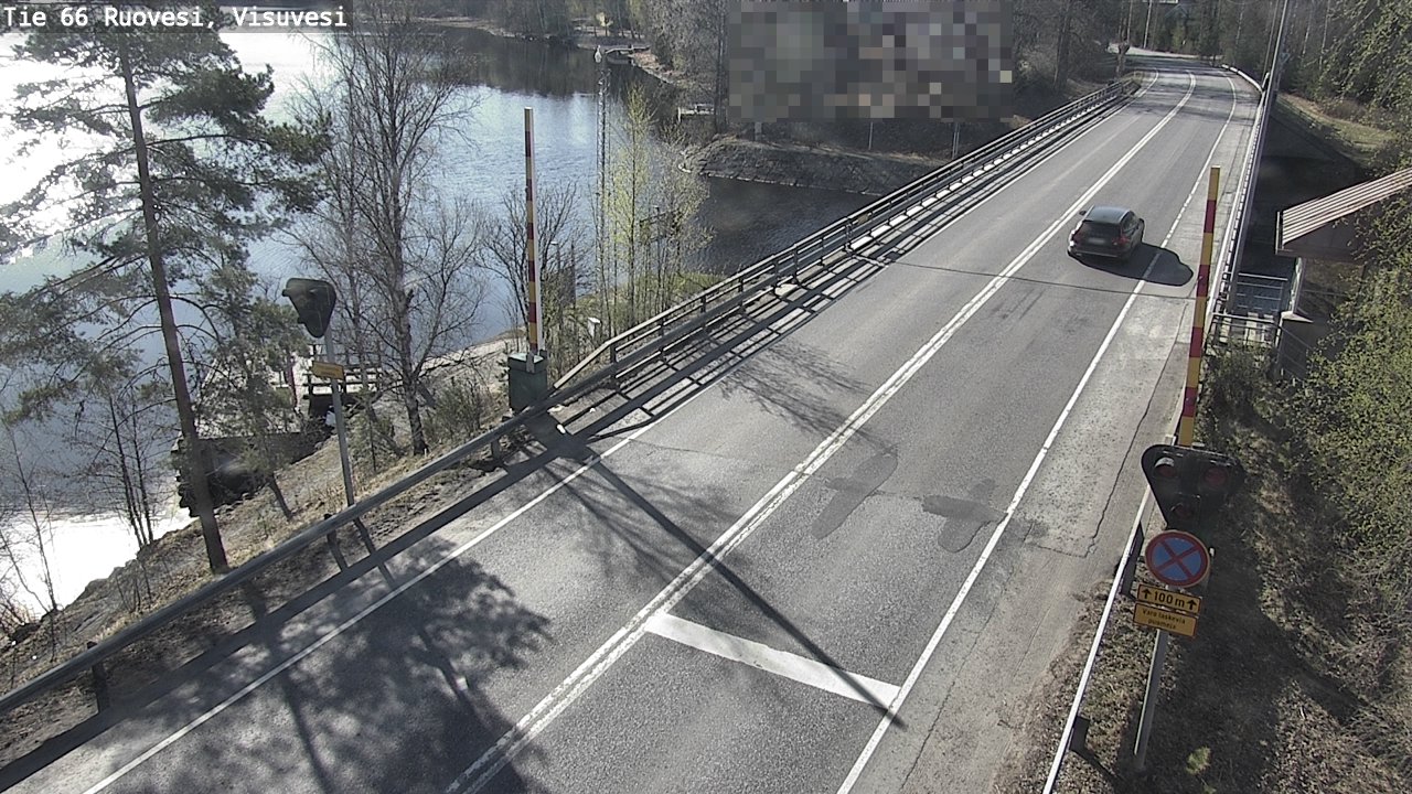 Weather Camera Image Väg 66 Ruovesi, Visuvesi, Ruovesi, Pirkanmaa