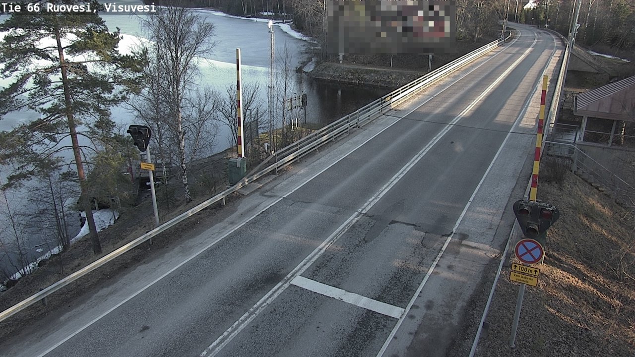 Weather Camera Image Väg 66 Ruovesi, Visuvesi, Ruovesi, Pirkanmaa