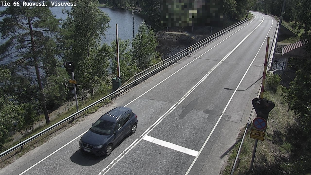 Weather Camera Image Väg 66 Ruovesi, Visuvesi, Ruovesi, Pirkanmaa