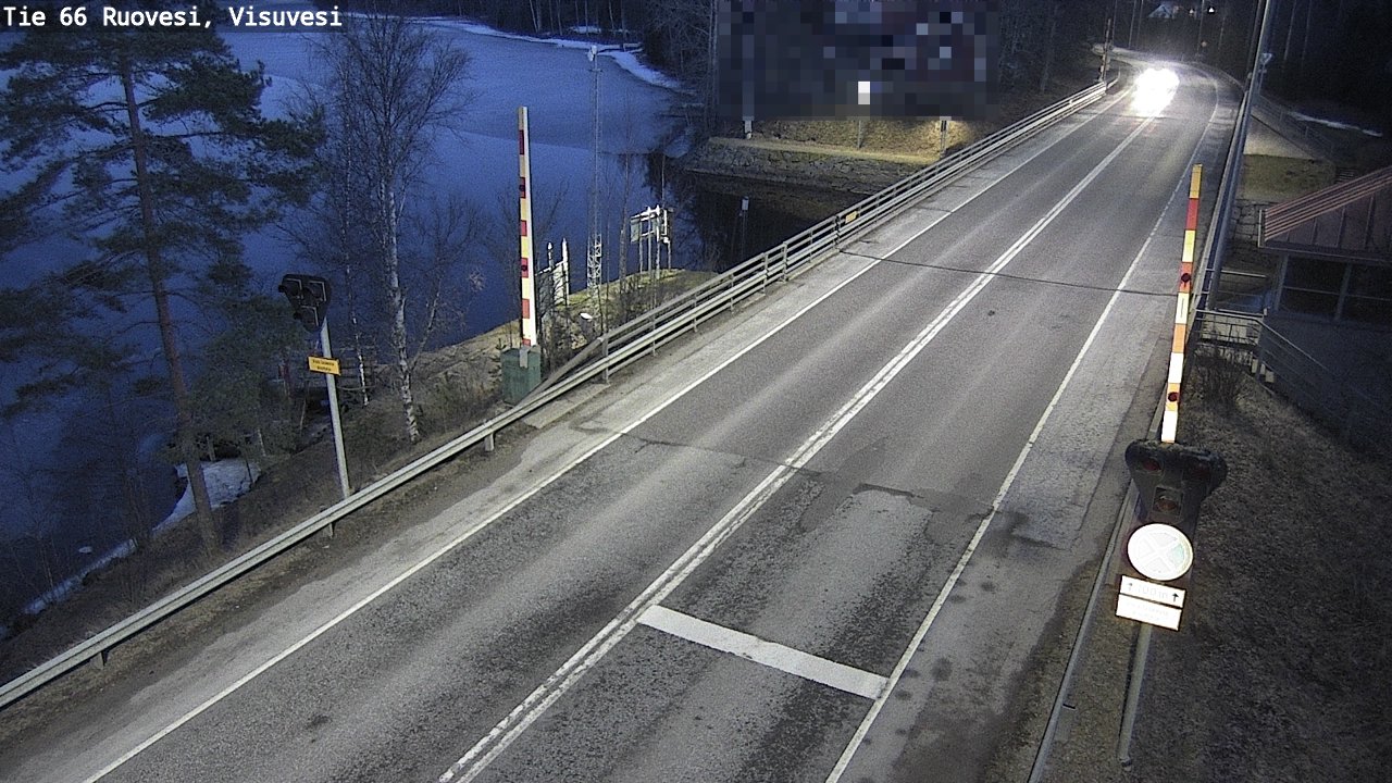 Weather Camera Image Väg 66 Ruovesi, Visuvesi, Ruovesi, Pirkanmaa