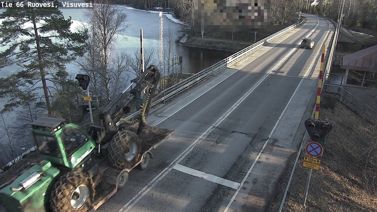 Weather Camera Image Väg 66 Ruovesi, Visuvesi, Ruovesi, Pirkanmaa
