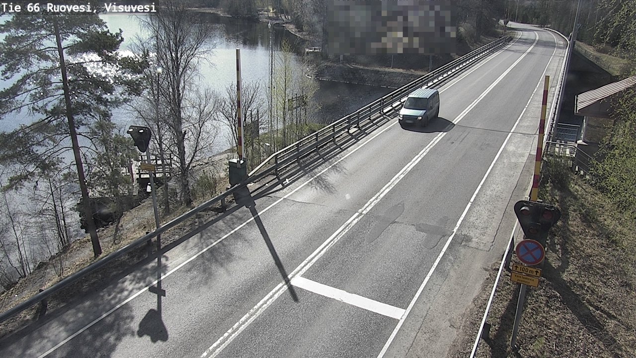 Weather Camera Image Väg 66 Ruovesi, Visuvesi, Ruovesi, Pirkanmaa