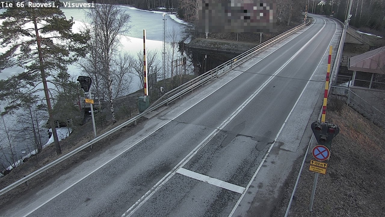 Weather Camera Image Väg 66 Ruovesi, Visuvesi, Ruovesi, Pirkanmaa
