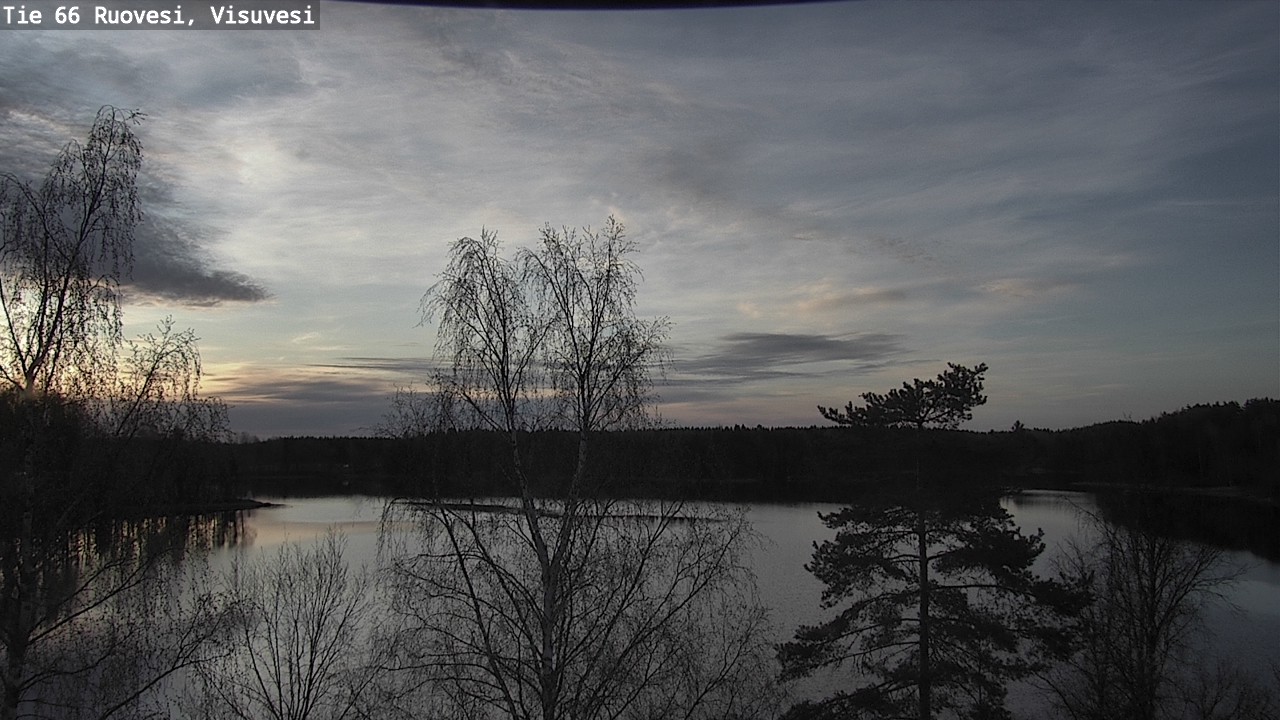 Weather Camera Image Väg 66 Ruovesi, Visuvesi, Ruovesi, Pirkanmaa