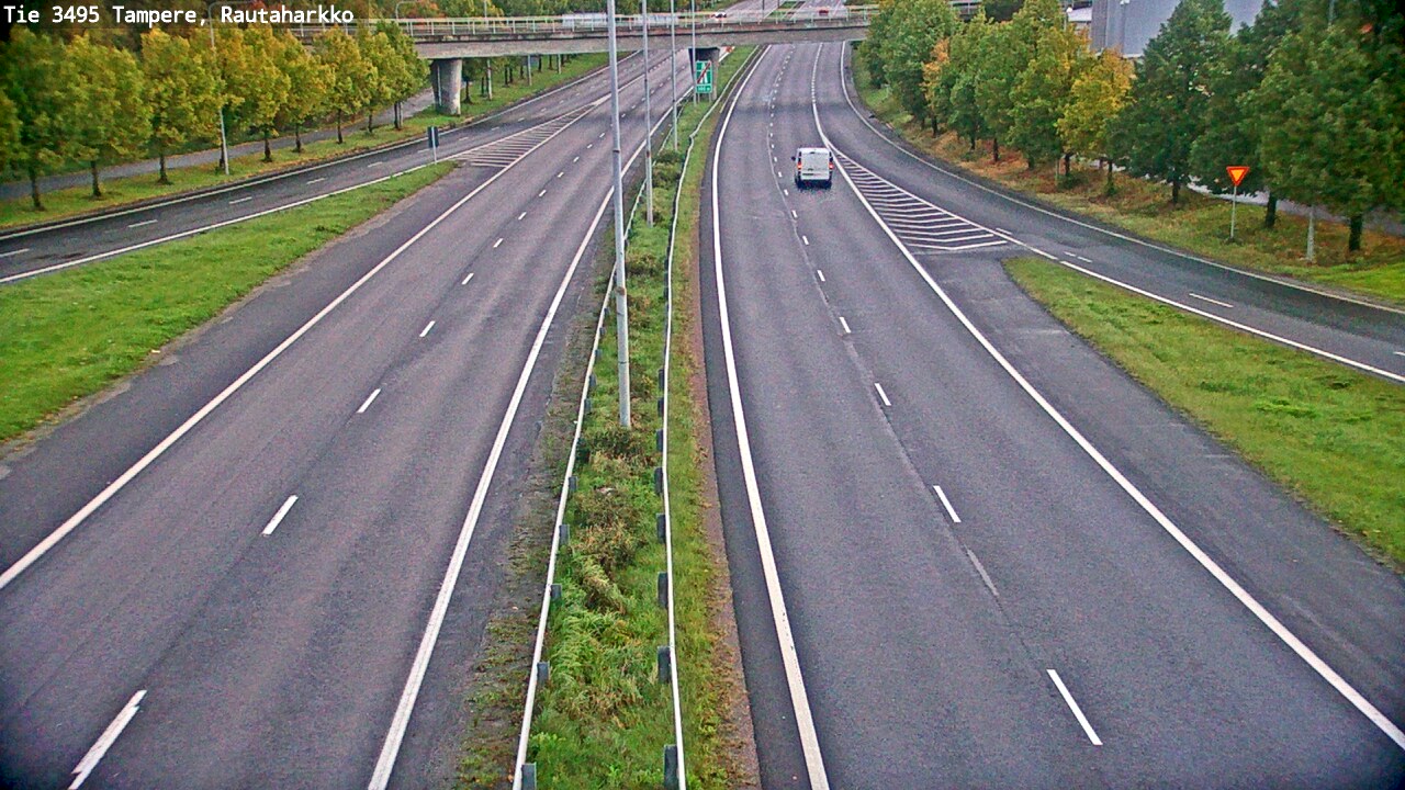 Weather Camera Image Väg 3495 Tammerfors, Rautaharkko, Tampere, Pirkanmaa